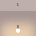 Lustr na lanku HALO 1xG9/8W/230V pr. 12 cm taupe