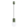 Lustr na lanku HALO 1xG9/8W/230V pr. 12 cm zelená