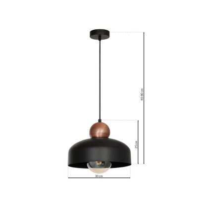 Lustr na lanku HARALD 1xE27/60W/230V