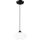Lustr na lanku HARMA 1xE27/15W/230V pr. 25 cm bílá/černá