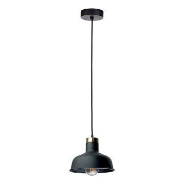 Lustr na lanku HEBE 1xE27/60W/230V černá