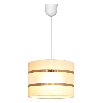 Lustr na lanku HELEN 1xE27/15W/230V krémová