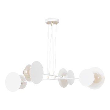 Lustr na lanku IDEA 4xE27/15W/230V bílá