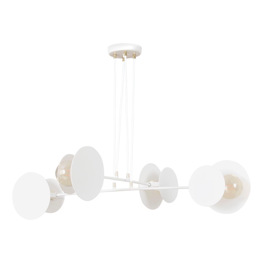 Lustr na lanku IDEA 4xE27/15W/230V bílá