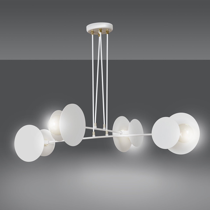 Lustr na lanku IDEA 4xE27/15W/230V bílá