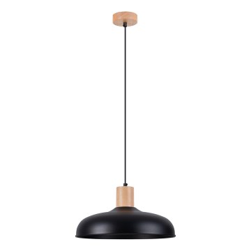 Lustr na lanku INDY 1xE27/15W/230V pr. 38 cm černá