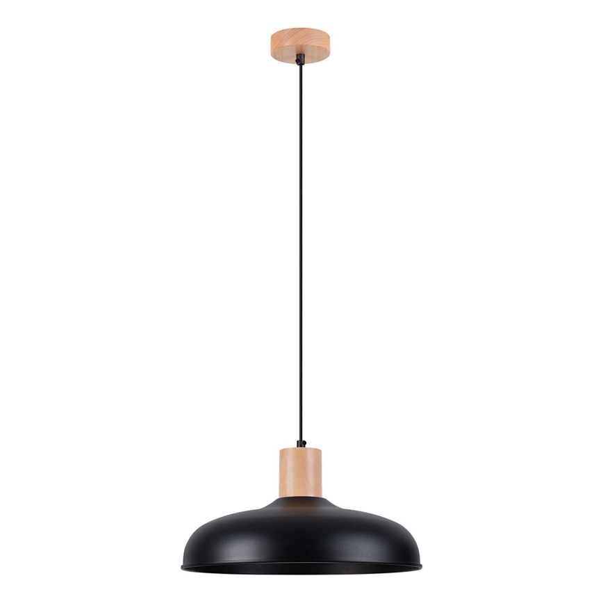 Lustr na lanku INDY 1xE27/15W/230V pr. 38 cm černá