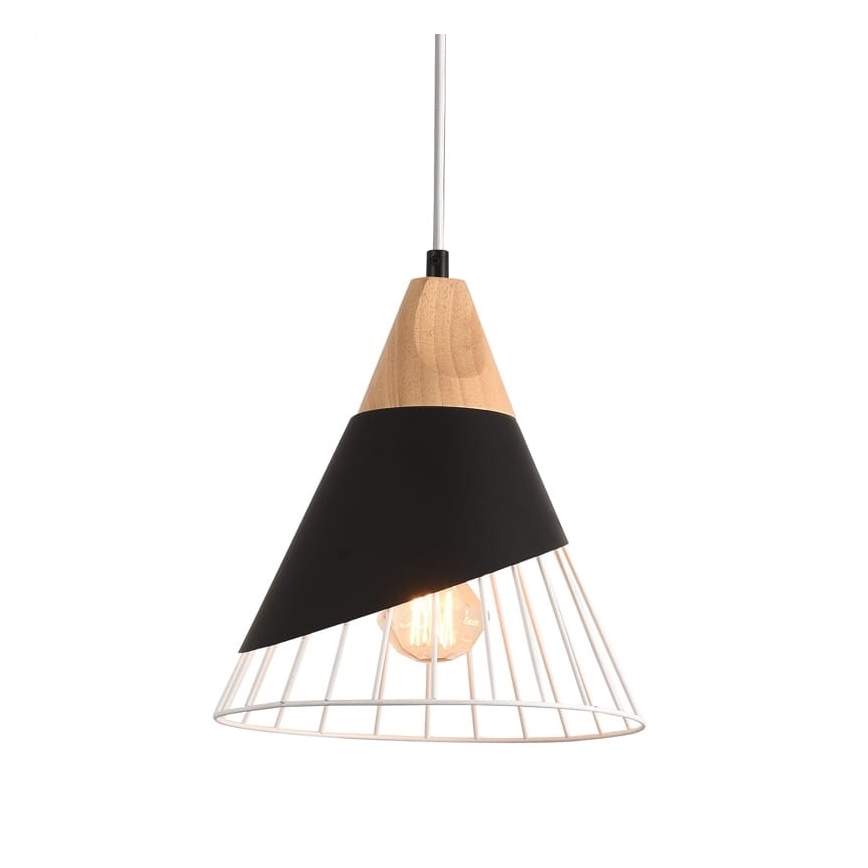 Lustr na lanku IRIS 1xE27/40W/230V černá