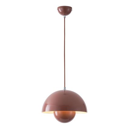 Lustr na lanku JARDEN 1xE27/15W/230V hnědá