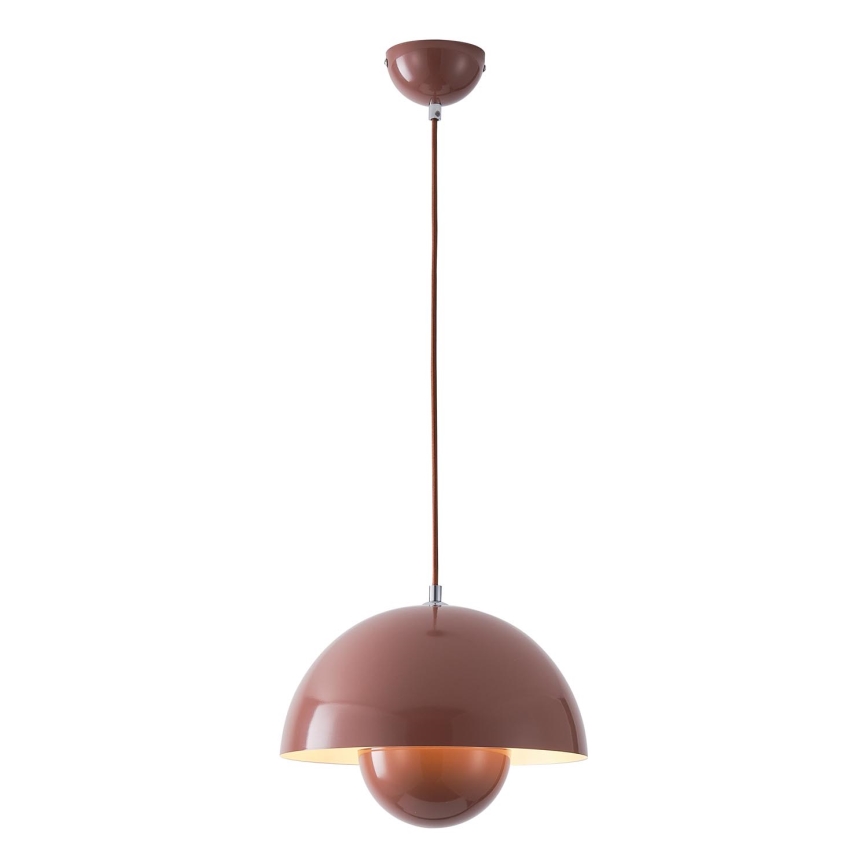 Lustr na lanku JARDEN 1xE27/15W/230V hnědá