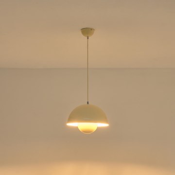 Lustr na lanku JARDEN 1xE27/15W/230V krémová