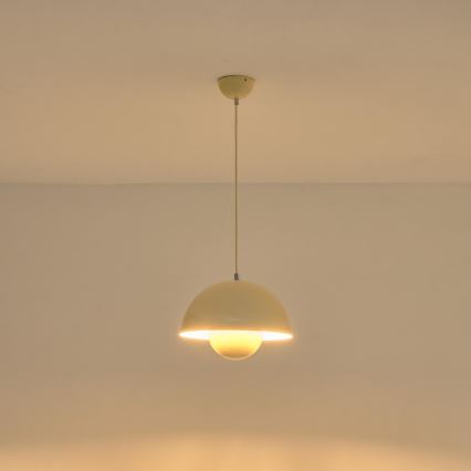 Lustr na lanku JARDEN 1xE27/15W/230V krémová