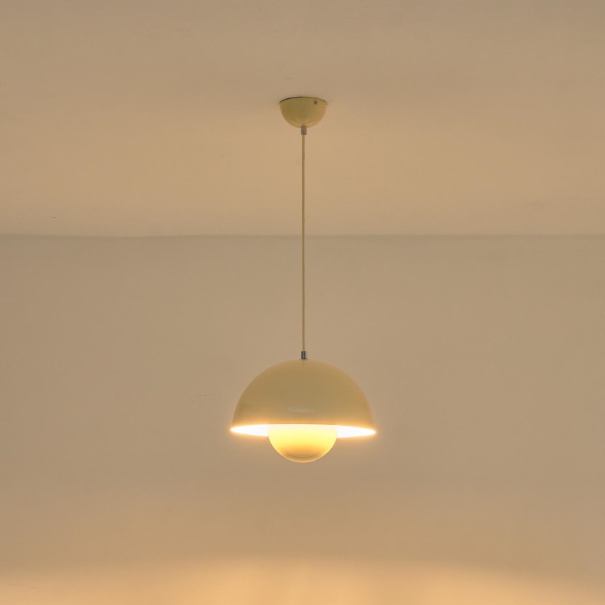 Lustr na lanku JARDEN 1xE27/15W/230V krémová