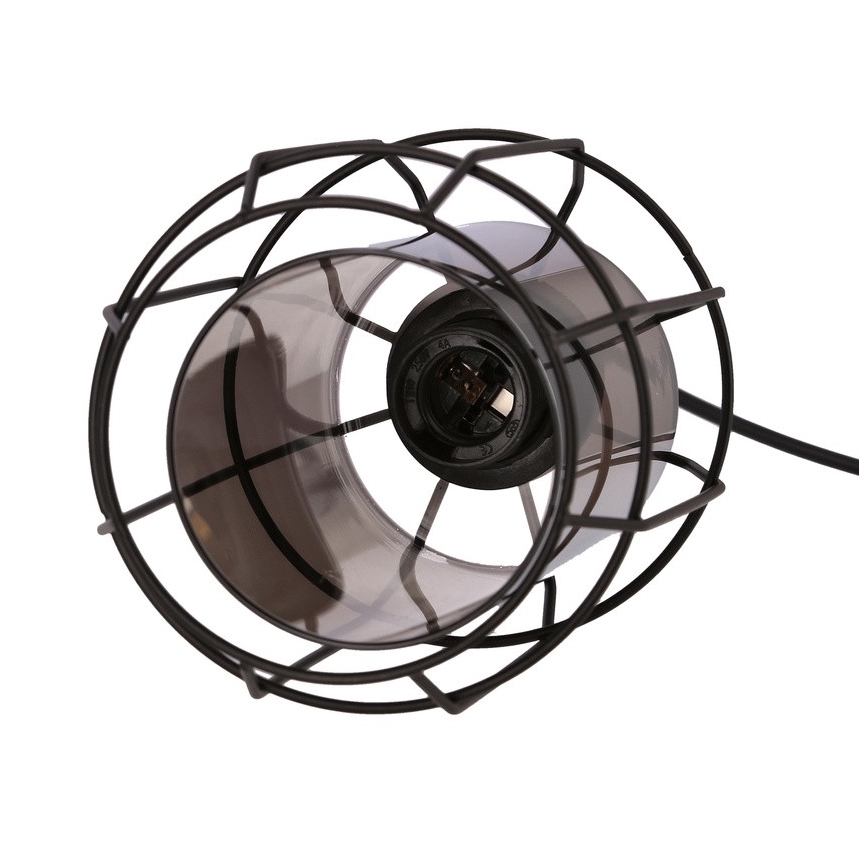 Lustr na lanku JONERA 1xE27/40W/230V černá