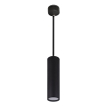 Lustr na lanku KARADON 1xGU10/30W/230V 29 cm černá