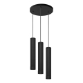 Lustr na lanku KARADON 3xGU10/30W/230V černá
