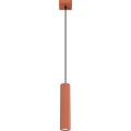 Lustr na lanku KARBON 1xGU10/10W/230V oranžová