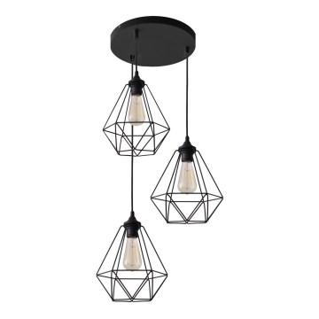 Lustr na lanku KARO 3xE27/15W/230V