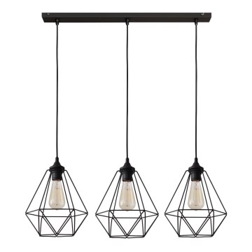 Lustr na lanku KARO 3xE27/15W/230V