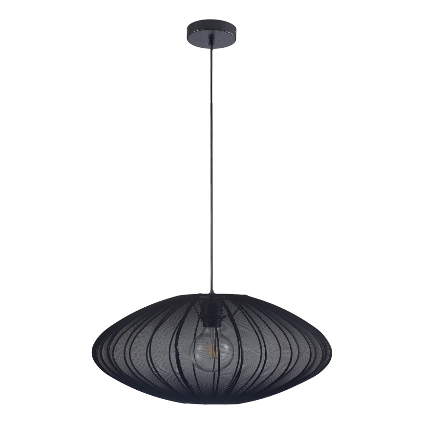 Lustr na lanku KINU 1xE27/20W/230V pr. 50 cm černá