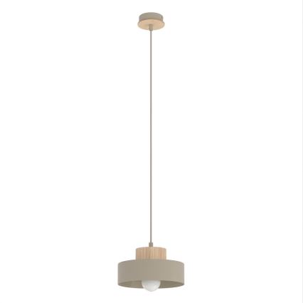 Lustr na lanku KIVI 1xE27/15W/230V béžová