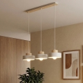 Lustr na lanku KIVI 3xE27/15W/230V bílá