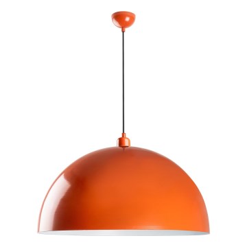 Lustr na lanku KURE 1xE27/40W/230V oranžová