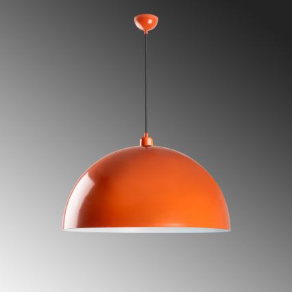 Lustr na lanku KURE 1xE27/40W/230V oranžová