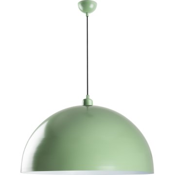 Lustr na lanku KURE 1xE27/40W/230V zelená