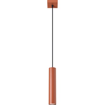 Lustr na lanku LAGOS 1xGU10/10W/230V červená