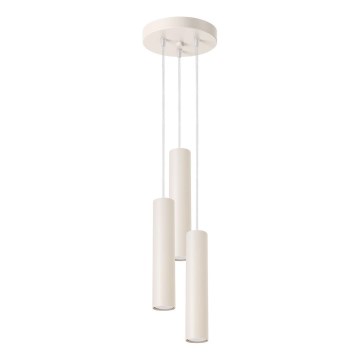 Lustr na lanku LAGOS 3xGU10/10W/230V krémová