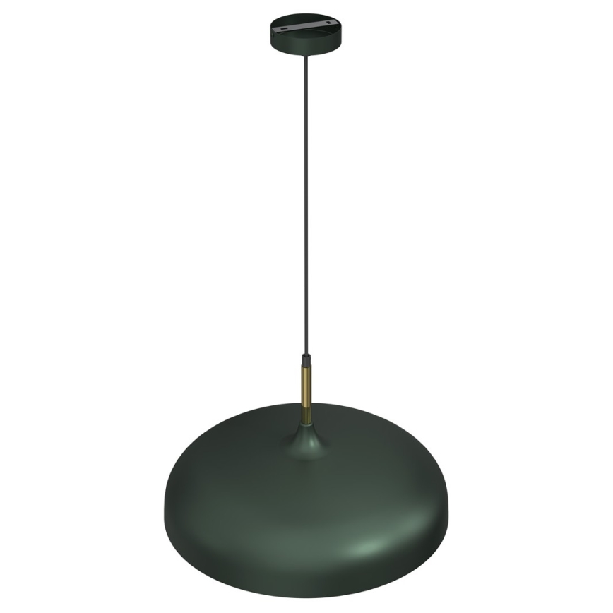 Lustr na lanku LINCOLN 1xE27/60W/230V pr. 45 cm zelená