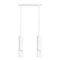 Lustr na lanku LIRO 2xGU10/10W/230V bílá