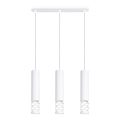 Lustr na lanku LIRO 3xGU10/10W/230V bílá