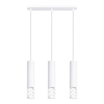Lustr na lanku LIRO 3xGU10/10W/230V bílá
