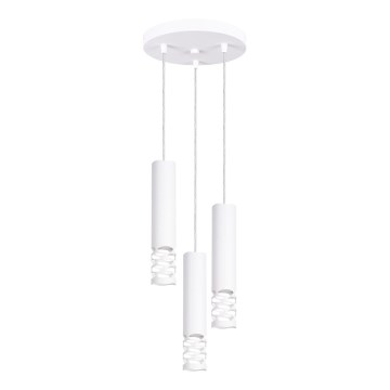 Lustr na lanku LIRO 3xGU10/10W/230V bílá