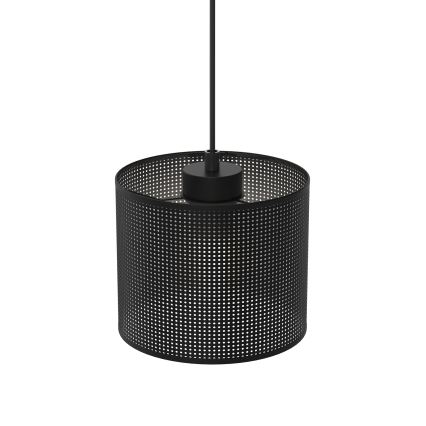 Lustr na lanku LOFT SHADE 1xE27/60W/230V pr. 18 cm černá