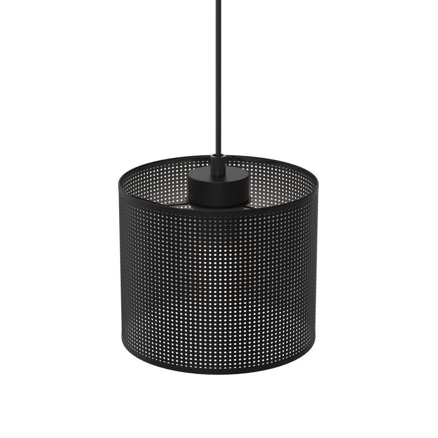 Lustr na lanku LOFT SHADE 1xE27/60W/230V pr. 18 cm černá