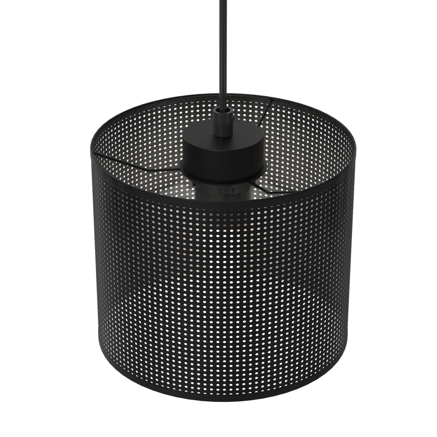 Lustr na lanku LOFT SHADE 3xE27/60W/230V černá