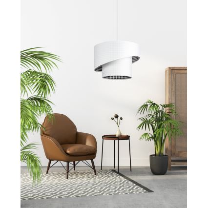 Lustr na lanku LORI 1xE27/60W/230V bílá