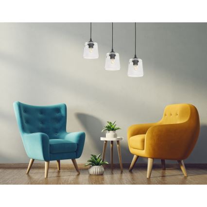 Lustr na lanku LUCEA 1xE27/15W/230V