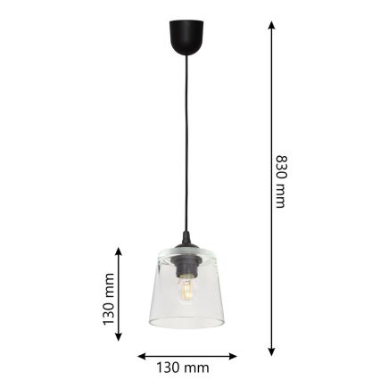 Lustr na lanku LUCEA 1xE27/15W/230V