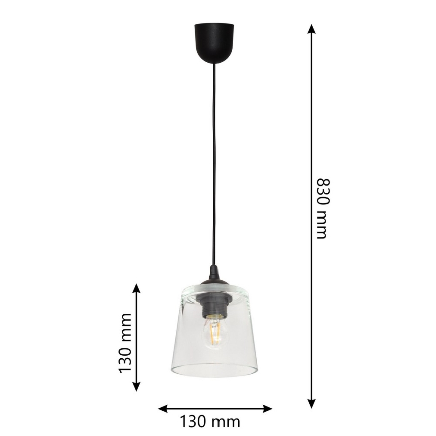 Lustr na lanku LUCEA 1xE27/15W/230V