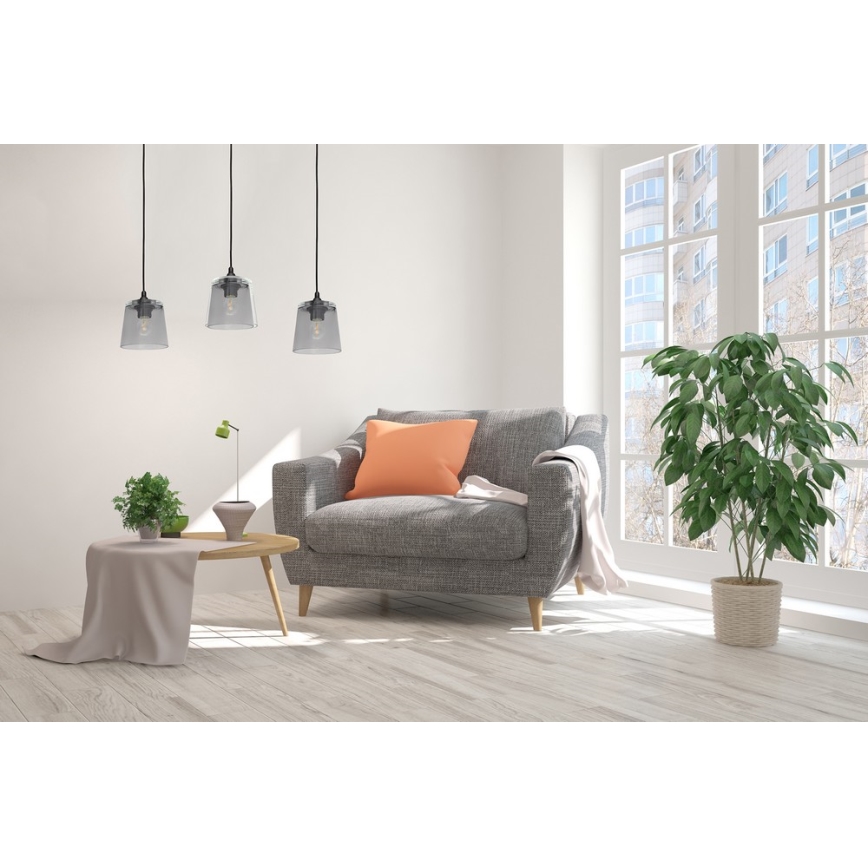 Lustr na lanku LUCEA 3xE27/15W/230V