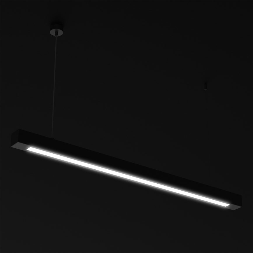 Lustr na lanku LUNGO T8 1xG13/18W/230V černá