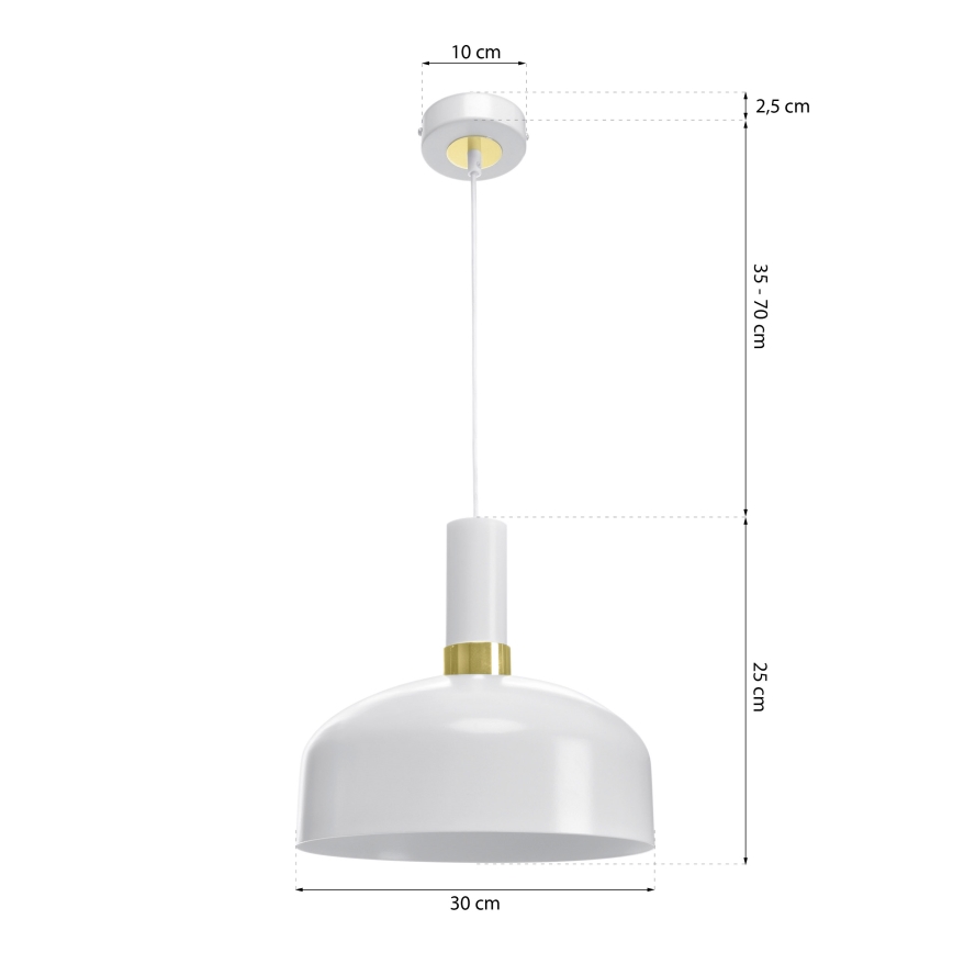 Lustr na lanku MALMO 1xE27/60W/230V