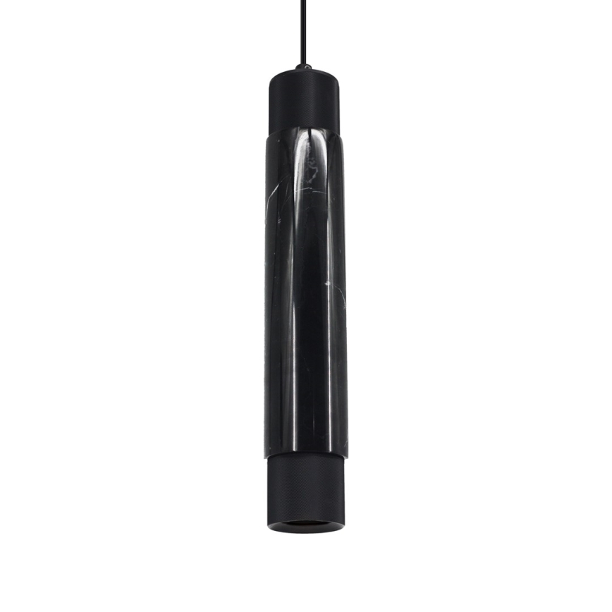 Lustr na lanku MARBLE 1xGU10/8W/230V černá
