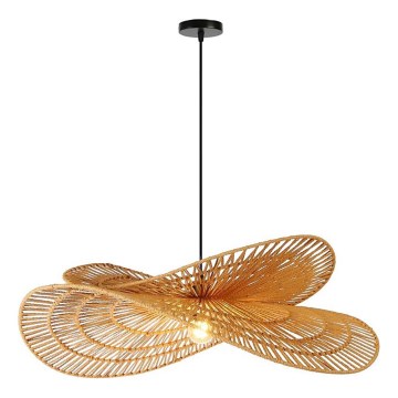 Lustr na lanku MARIPOSA 1xE27/40W/230V pr. 80 cm juta