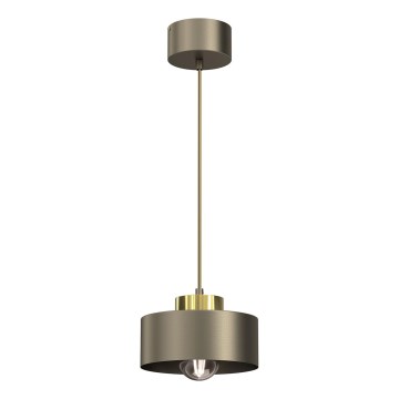 Lustr na lanku MARTI 1xE27/15W/230V mosaz/zlatá