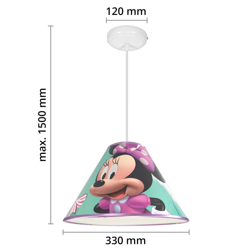 Lustr na lanku MINNIE MOUSE 1xE27/40W/230V